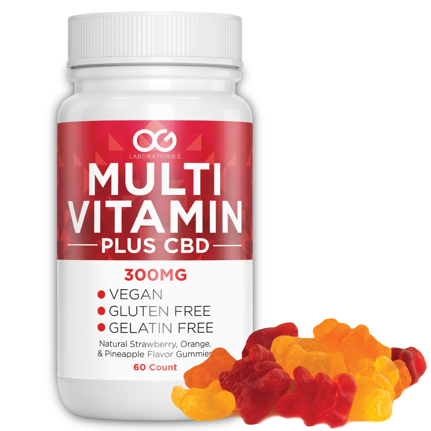 OG Labs - Multi Vitamin + CBD Vitamin Gummies (60 Count)