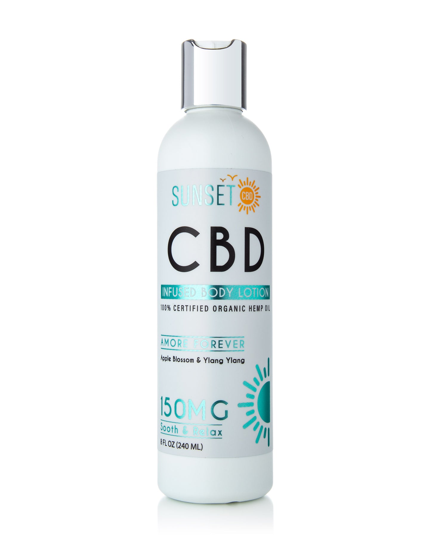Sunset CBD Infused Body Lotions 150MG