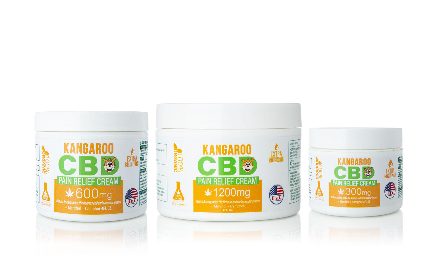 Kangaroo CBD Pain Relief Creams
