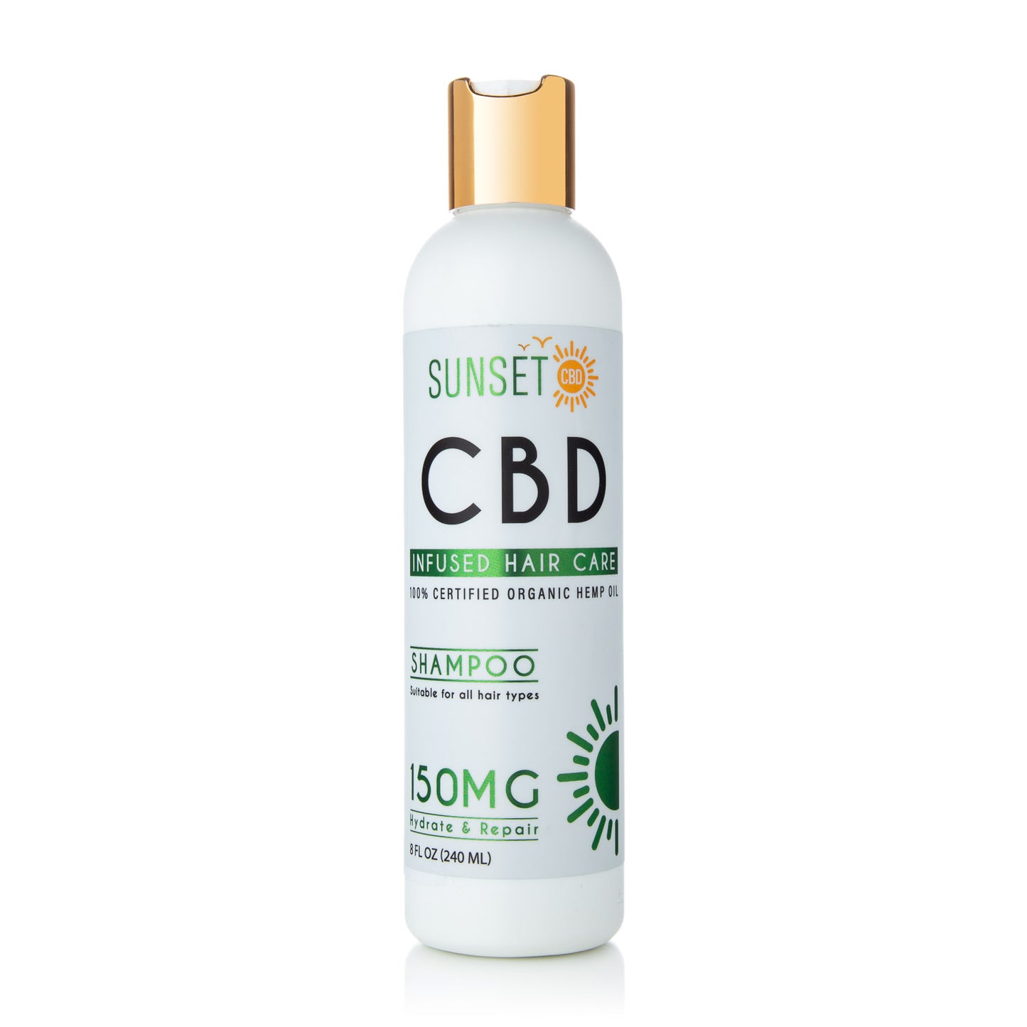 Sunset CBD Infused Shampoo 150MG